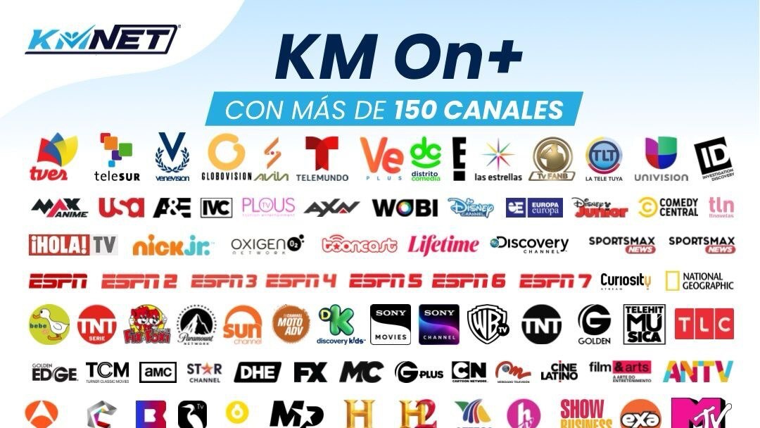 KM On+ - 150+ Canales de TV